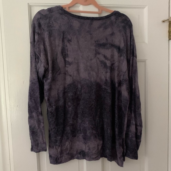 Purple Tie Dye Soft and Sexy Top - Picture 2 of 2